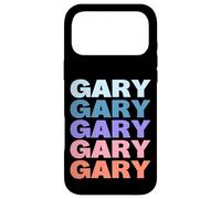 Funny Modern Repetitive Text Design First Name Gary Coque pour iPhone 17 Pro Max
