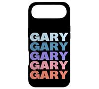 Funny Modern Repetitive Text Design First Name Gary Coque pour iPhone Air