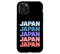 Funny Modern Repetitive Text Design Japan Japanese Coque pour iPhone 11 Pro