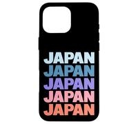 Funny Modern Repetitive Text Design Japan Japanese Coque pour iPhone 16 Pro Max