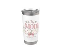 Funny Mom Era Mes filles, mère de filles, mères florales Gobelet isotherme en acier inoxydable double paroi