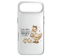 Funny Mom Just a Mom Trying to Keep Her Ducks Humor Coque pour iPhone Air