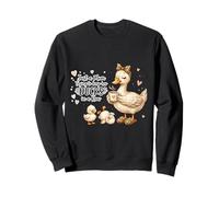 Funny Mom Just a Mom Trying to Keep Her Ducks Humor Sweatshirt