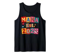 Funny Mom Mama Est.2026 Rançon Note Motif Fête des Mères Débardeur