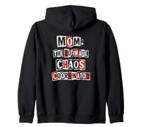 Funny Mom The Ultimate Chaos, coordinateur de Punk Ransom Note Sweat à Capuche