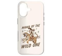 Funny Mom Tiger Riding. Western Cowboy Mama of The Wild One Coque pour iPhone 17