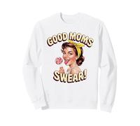 Funny Mom Vintage Pop Art Sarcastic Attitude Fête des Mères Sweatshirt