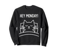 Funny Monday Mood Fatigué Sarcastic Lazy Morning Sweatshirt