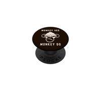 Funny Monkey See Monkey Do Cute Monkey Primate Chimpanzé PopSockets PopGrip Adhésif