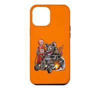 Funny Monster Rat Hotrod Station Essence Garage Art Coque pour iPhone 12 Pro Max