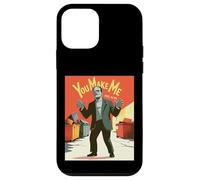 Funny Monster Saying You Make Me Feel Alive Humour Femmes Hommes Coque pour iPhone 12 Mini