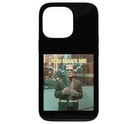 Funny Monster Saying You Make Me Feel Alive Humour Femmes Hommes Coque pour iPhone 13 Pro