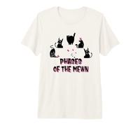 Funny Moon Just A Phase Chat Papillon Phases of The Mewn T-Shirt Haut de Gamme
