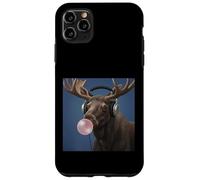 Funny Moose Music Lover Bubblegum Zoo Garçons Filles Enfants Coque pour iPhone 11 Pro Max