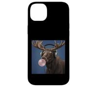 Funny Moose Music Lover Bubblegum Zoo Garçons Filles Enfants Coque pour iPhone 14 Plus