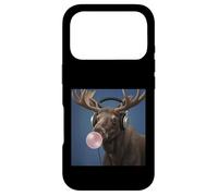 Funny Moose Music Lover Bubblegum Zoo Garçons Filles Enfants Coque pour iPhone 17 Pro