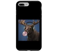 Funny Moose Music Lover Bubblegum Zoo Garçons Filles Enfants Coque pour iPhone 7 Plus/8 Plus