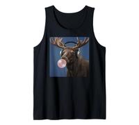 Funny Moose Music Lover Bubblegum Zoo Garçons Filles Enfants Débardeur