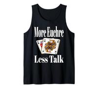 Funny More Euchre Less Talk Jeu de cartes de nuit Sarcasme Humour Débardeur