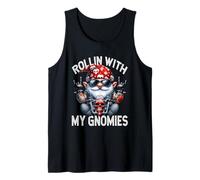 Funny Motorcycle GNOME for Biker Dad Rollin with My Gnomies Débardeur