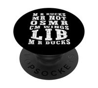 Funny Mr Ducks Mr Not CM Wings Duck Lover Waterfowl Retro PopSockets PopGrip Adhésif