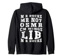 Funny Mr Ducks Mr Not CM Wings Duck Lover Waterfowl Retro Sweat à Capuche