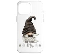 Funny Mr & Mrs GNOME for Matching Couples with GNOME Groom Coque pour iPhone 16 Pro Max