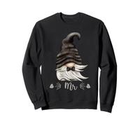 Funny Mr & Mrs GNOME for Matching Couples with GNOME Groom Sweatshirt