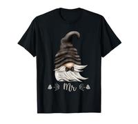 Funny Mr & Mrs Gnome For Matching Couples With Gnome Groom T-Shirt