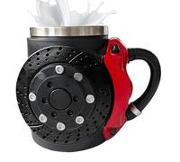 Funny Mug - Brake Mug, Cup With Handle Anti-Slip | Large Drink Cups Secure, Ergonomic For Kids Friends Father's Work Adults Mothers Birthday Coworker Teacher