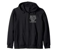 Funny Multilingual Polyglot Wine Pun English Italian Joke Sweat à Capuche