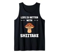 Funny Mushroom Simple Life is Better with Shiitake Débardeur