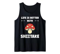 Funny Mushroom Simple Life is Better with Shiitake Débardeur
