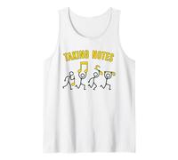 Funny Music Art Musical Note Gag Music Love Taking Notes Débardeur