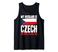 Funny My Husband is Tchèque Rien ne me Fait Peur Débardeur