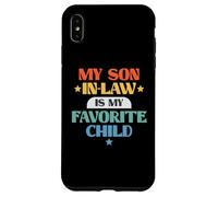 Funny My Son in-Law Favorite Child Retro Family Joke Coque pour iPhone XS Max