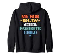 Funny My Son in-Law Favorite Child Retro Family Joke Sweat à Capuche