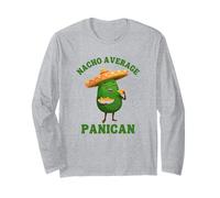 Funny Nacho Average Panican Avocat and Chips Manche Longue