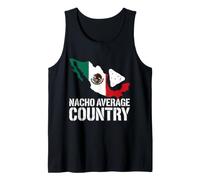 Funny Nacho Carte Mexique Pays Moyen Drapeau Voyage Gourmand Débardeur