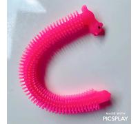 Funny Nairobi Orn Rib Worm Nrelucket Fidget Toys,Corde Commandée,Tpr,Anti-Souligné,String Toys,Through Instituts,Mm,Tsm Vent Toy,1pc - Type 1pcs Alpaca Red