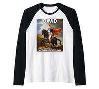 Funny Napoleon Bonaparte David Chat Français Funny Cat Horse Manche Raglan