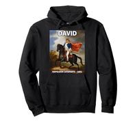 Funny Napoleon Bonaparte David Chat Français Funny Cat Horse Sweat à Capuche