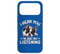 Funny Napping Hear You Not Listening Bostie Lover Coque pour iPhone 17 Pro Max