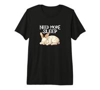 Funny Napping Need More Sleep Rabbit Lover T-Shirt Haut de Gamme