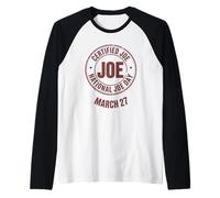 Funny National Joe Day 27 Mars Manche Raglan