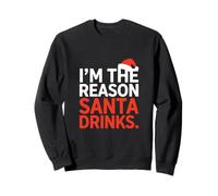 Funny Naughty List Christmas Humour Adult Xmas Regret Nothing Sweatshirt
