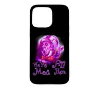 Funny Nerdy Nous Sommes Tous Fous Ici Cheshire Alice Book Nerd Coque pour iPhone 15 Pro Max