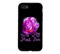 Funny Nerdy Nous Sommes Tous Fous Ici Cheshire Alice Book Nerd Coque pour iPhone SE (2020) / 7/8