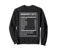 Funny Neurospicy Facts Label Parody for Neurodivergent Sweatshirt