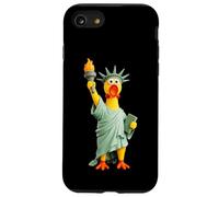 Funny New York City Statue of Liberty Yellow Rubber Duck Coque pour iPhone SE (2020) / 7/8